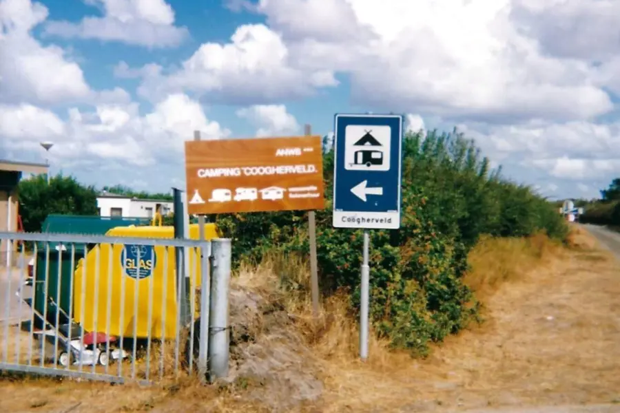 Entree camping Cooghervveld 1990