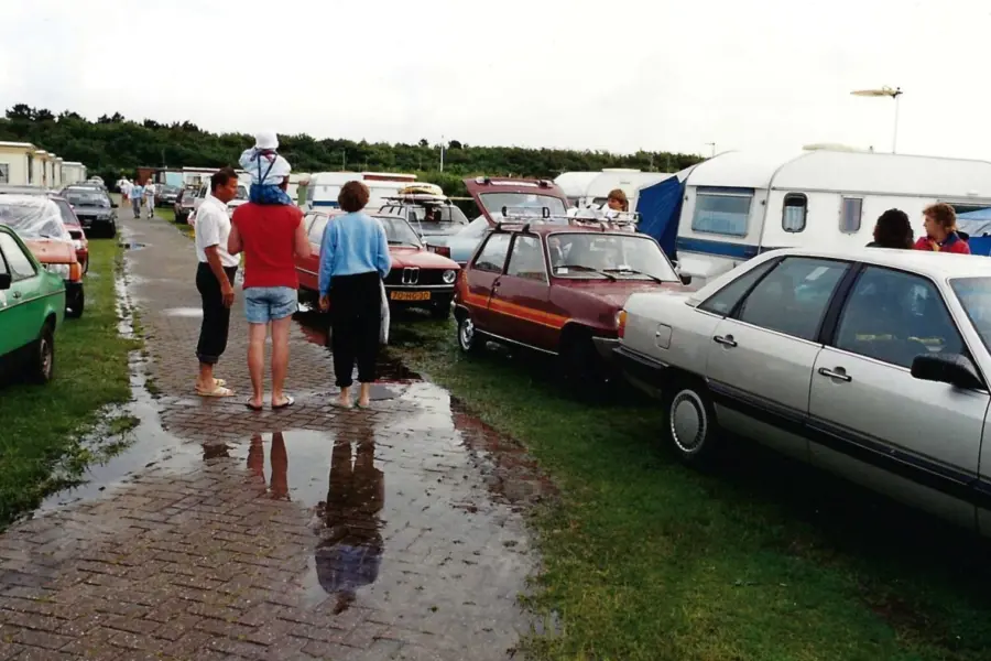 Camping Coogherveld water juli 1987