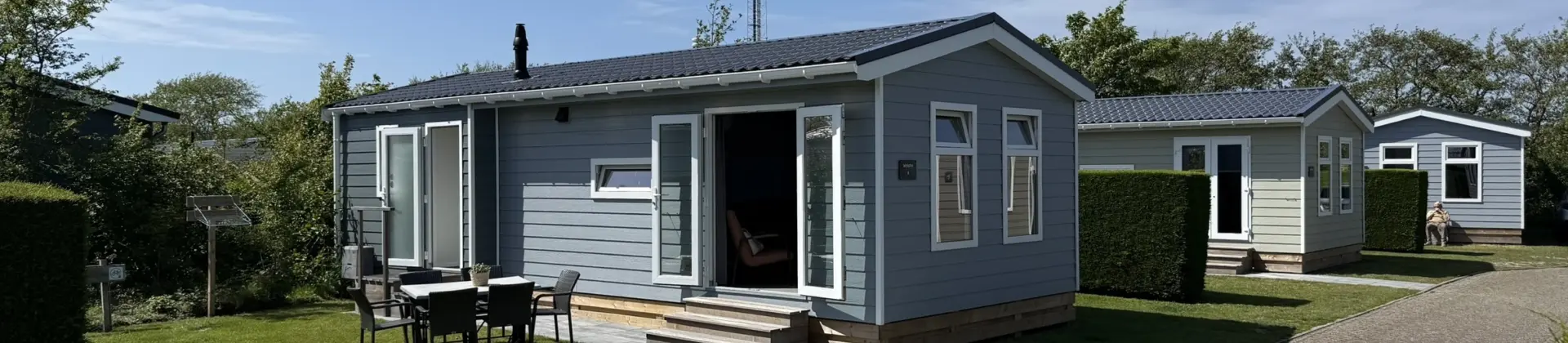 Coogherveld Texel chalet type 1 Blue Ferienunterkunft für 5 personen