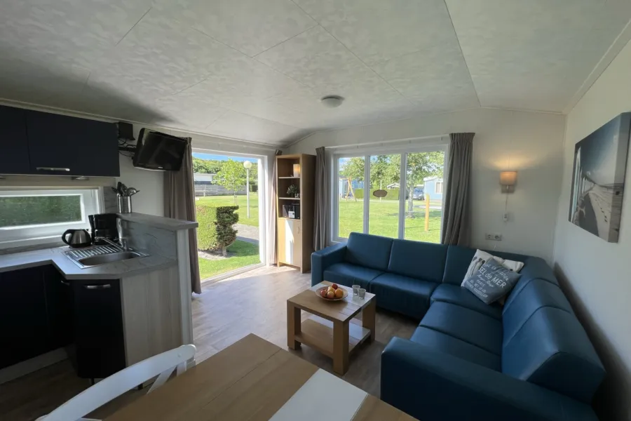 Texelse chalet Coogherveld Type 3 Woonkamer zithoek