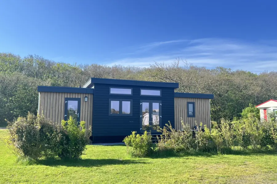 Texelse chalet Coogherveld Type 6 Buiten vooraanzicht