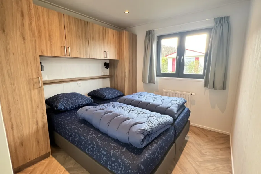 Texelse chalet Coogherveld Type 6 Grootte kamer met 2 persoonsbed