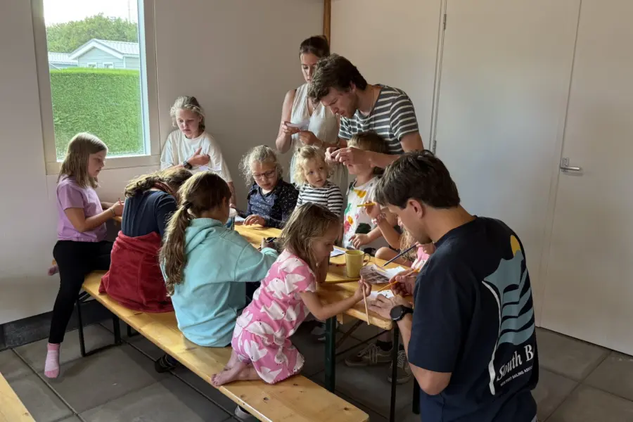 Animatie in de zomer op camping Coogherveld Texel