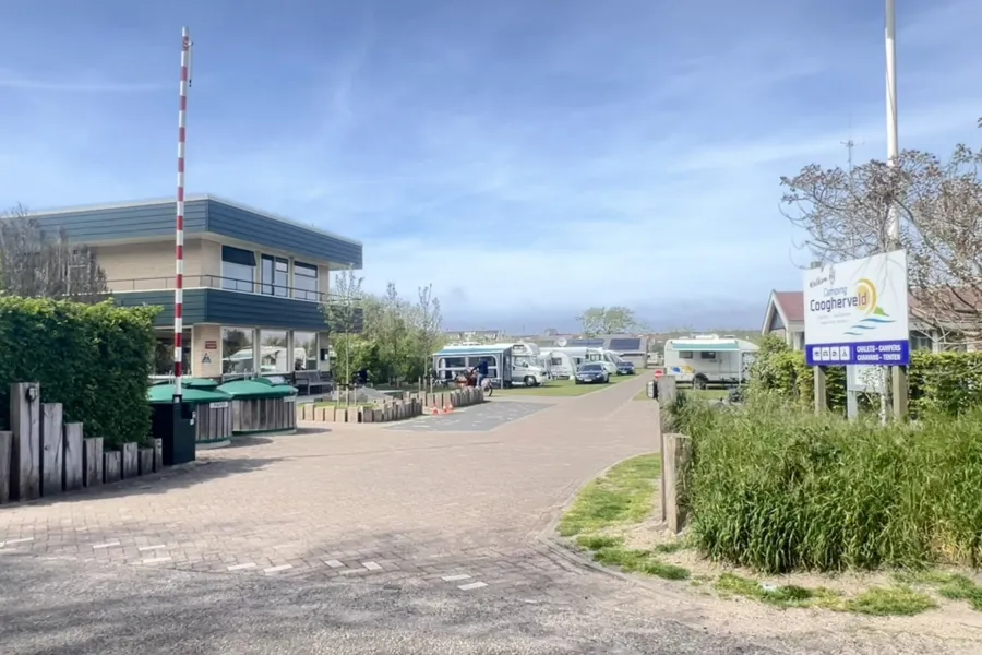 Coogherveld Camping Texel - Haupteingang Rezeption