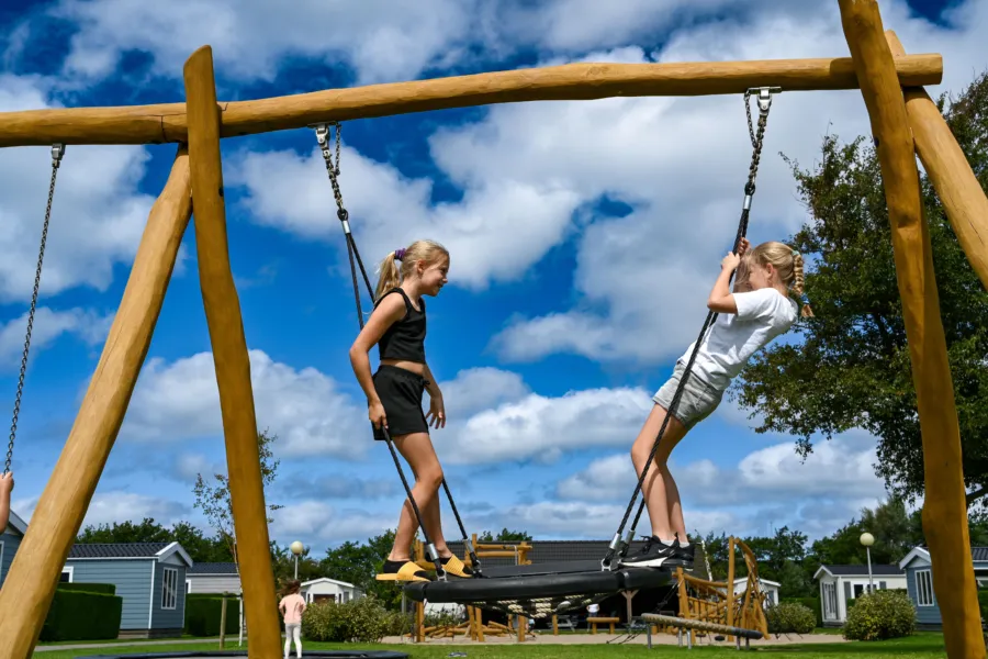 Ferien Texel mit Kindern - Spielplatz auf Campingplatz Texel